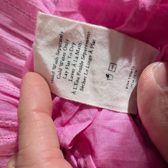 LoveShackFancy Pink Ruffle Mini Dress - Picture 6 of 13